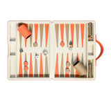 A4 Backgammon Set Games Orange / Taupe / Orange 