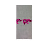 Acanthus Wave Stole Pashmina & Scarves Fuchsia 