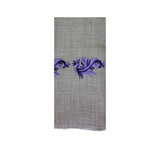 Acanthus Wave Stole Pashmina & Scarves Purple 