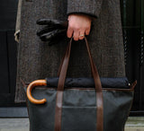 Elton Waxed Canvas Shopper Handbags 