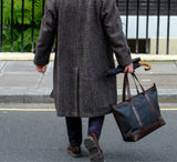 Elton Waxed Canvas Shopper Handbags 