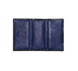 Folding Credit Card Case Credit Card Case Navy Calf/Lambskin 