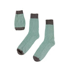 Ladies Cashmere Blend Socks Textiles Aqua 