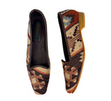 Ladies Kilim Slippers EU39 / UK6 Kilim Slippers/Trainers Dark Brown 