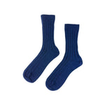 Light Men's Cashmere Socks Textiles Dark Navy 