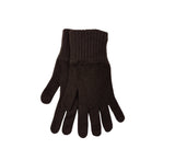 Men's Cashmere Blend Gloves Gloves Dark Brown 