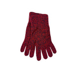 Men's Cashmere Blend Gloves Gloves Red Speckle 