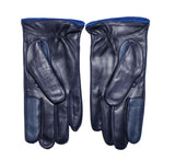 Men's Contrast Trim Touchscreen Cashmere Lined Gloves Gloves 
