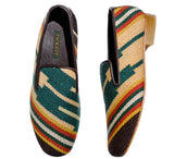 Men's Kilim Slippers EU44 / UK10 Kilim Slippers/Trainers Teal 