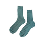 Men's Pure Cashmere Socks Textiles Sage 