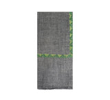 Moroccan Border Stole Pashmina & Scarves Fern Green 