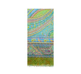 Orosei Square Shawl Pashmina & Scarves Lime 