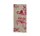 Owl Stole Pashmina & Scarves Fuchsia 