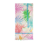 Palm Fronds Stole Pashmina & Scarves Sky Blue 