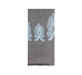 Palmette Stole Pashmina & Scarves Pale Blue 