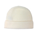 Ribbed Lambswool Hat Textiles Ivory 