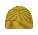 Ribbed Lambswool Hat Textiles Lime Green 