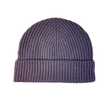 Ribbed Lambswool Hat Textiles Taupe 