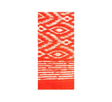 Summer Ikat Shawl Pashmina & Scarves Orange 
