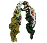Summer Leaf Stole Pashmina & Scarves 