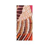 Summer Leaf Stole Pashmina & Scarves Red 
