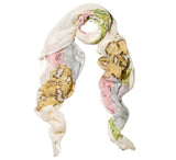 Three Flower Motif Shawl Pashmina & Scarves 