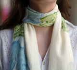 Three Flower Motif Shawl Pashmina & Scarves 