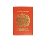 British Passport Cover Travel Accessories Orange 
