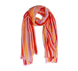 Vertical Painted Brushstroke Stole Pashmina & Scarves 