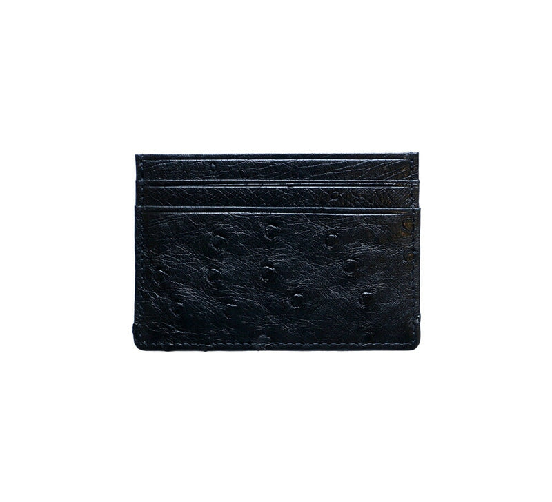 Ostrich Flat Card Case | Pickett London